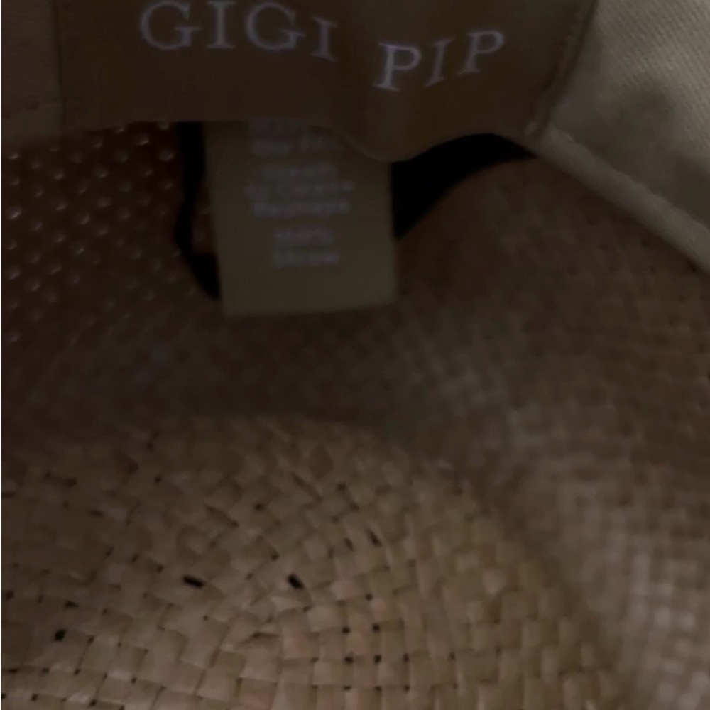Gigi Pip straw hat size 57 s/m EUC